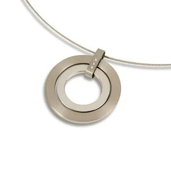 0741-03 Boccia Titanium Pendant  (choose chain separately)