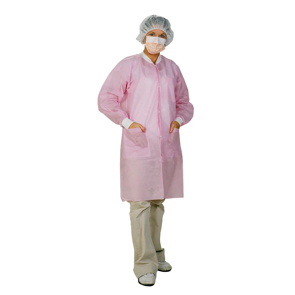 (10/Pack) Economy Knee Length Lab Coats