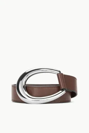 30MM WRAP BELT | MAHOGANY SILVER