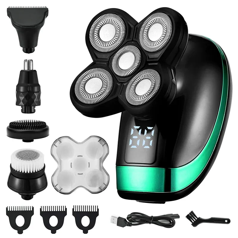 5 In 1 Men's Rechargeable Electric Shaver