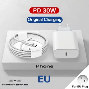 A30W iPhone Plug Charger