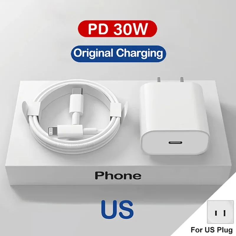 A30W iPhone Plug Charger