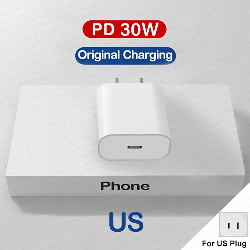 A30W iPhone Plug Charger