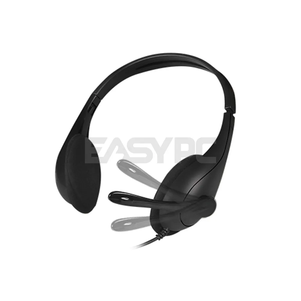 A4Tech HU-9 USB Adjustable Headband Rotatable Mic. Boom Light-Weight Design Headset