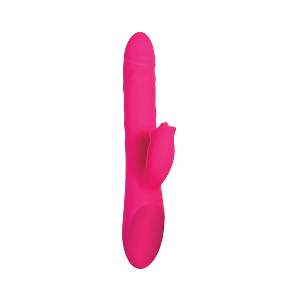 Adam & Eve Eve's Rotating Rabbit Flicker Dual Stim - Pink