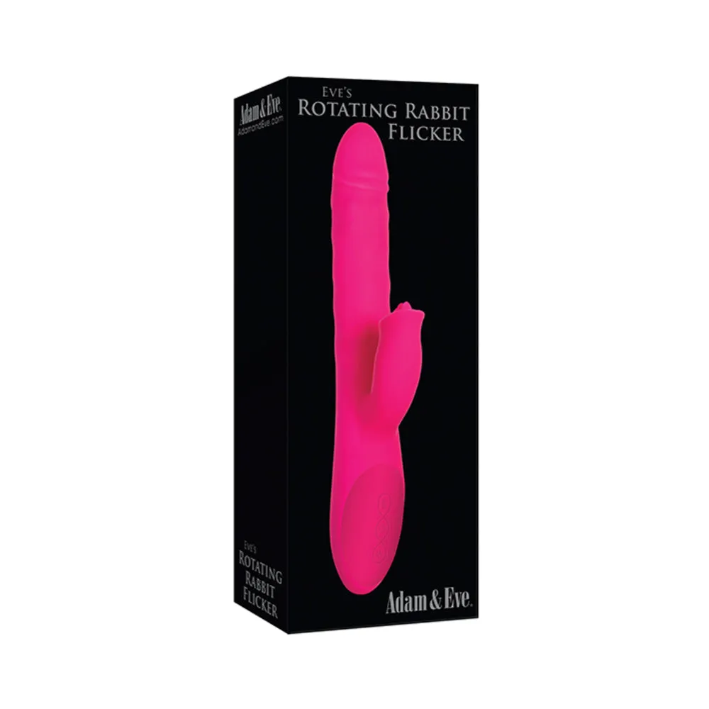 Adam & Eve Eve's Rotating Rabbit Flicker Dual Stim - Pink