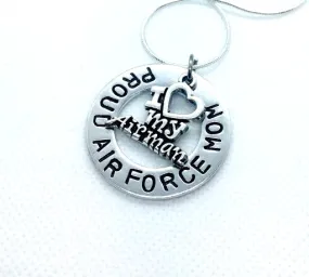 AIR FORCE MOM Necklace