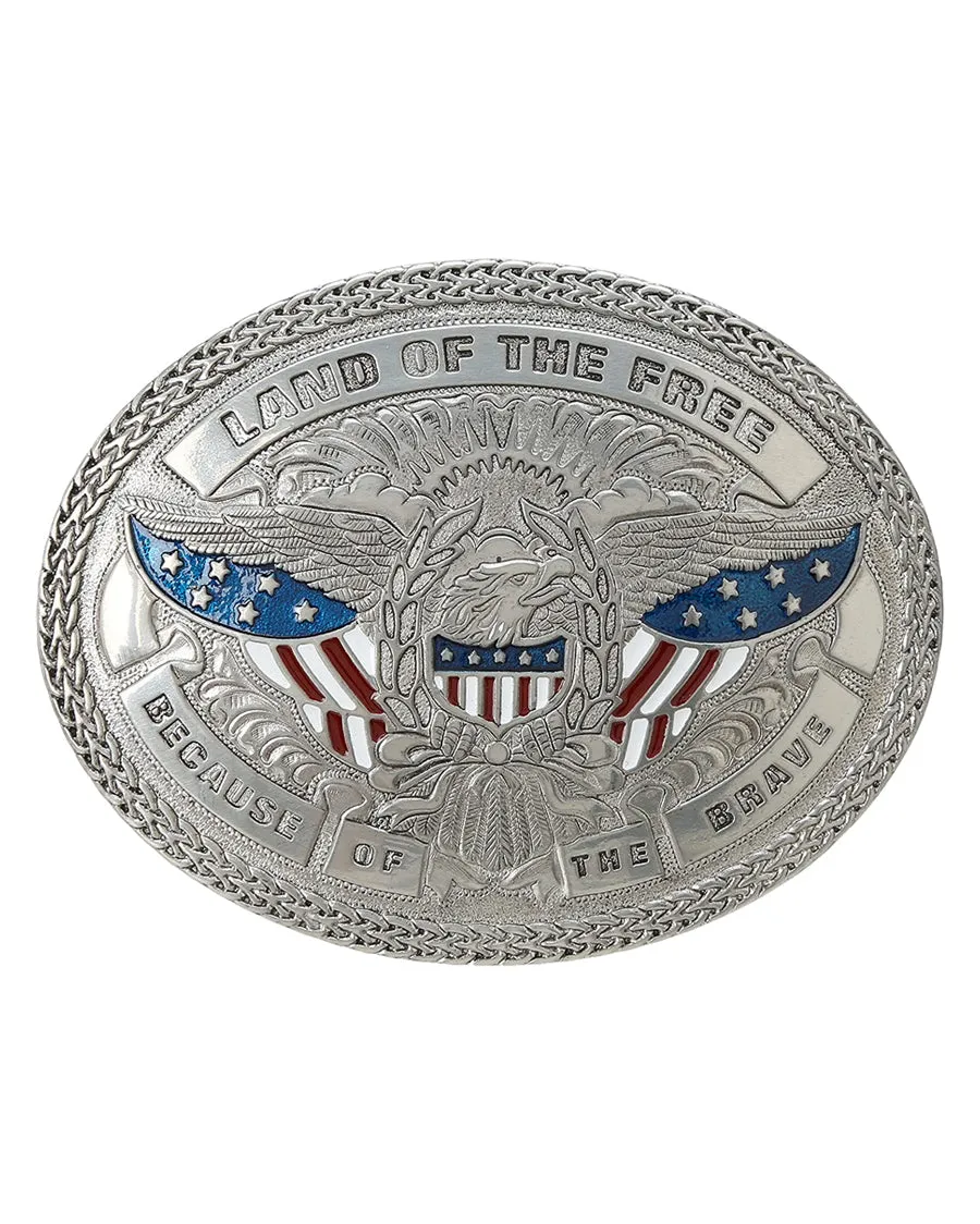 American Flag Belt Buckle