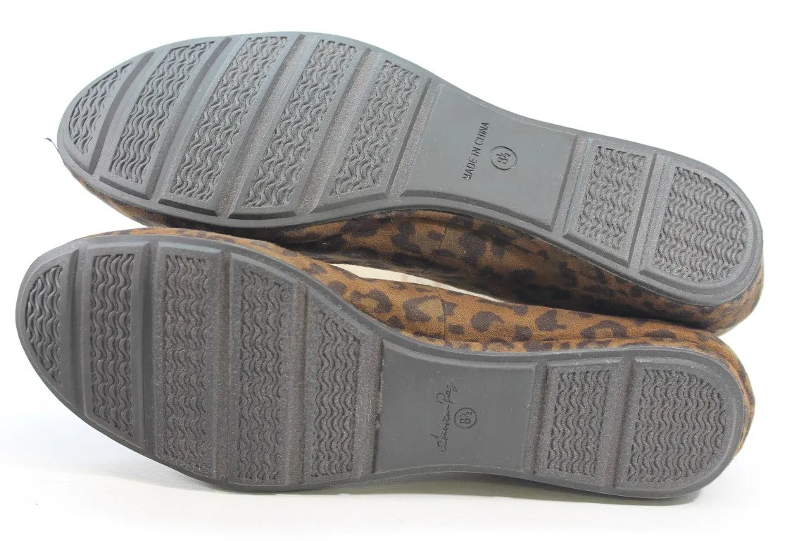 American Rag Ellie Women's Leopard Flats 8.5M(ZAP15500)