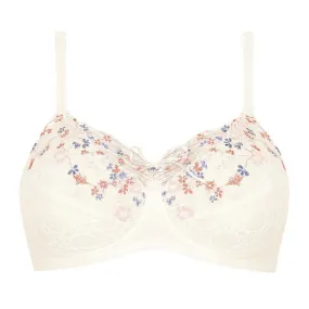 Amoena Daydream Mastectomy Bra Off White & Floral