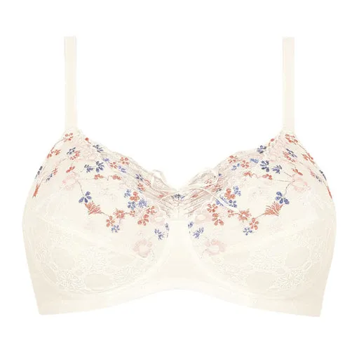 Amoena Daydream Mastectomy Bra Off White & Floral