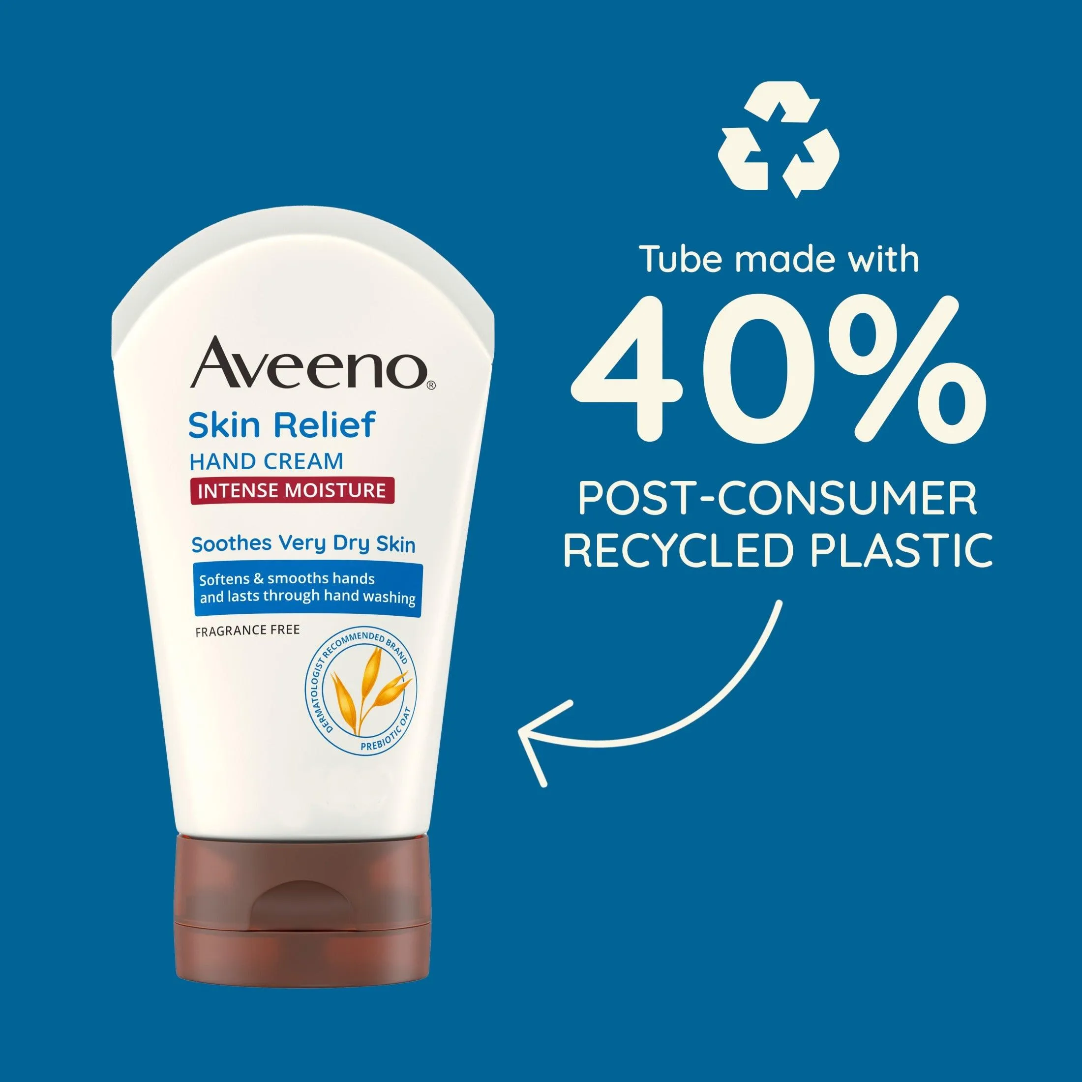 Aveeno Skin Relief Intense Moisture Hand Cream with Prebiotic Oat - 3.5oz