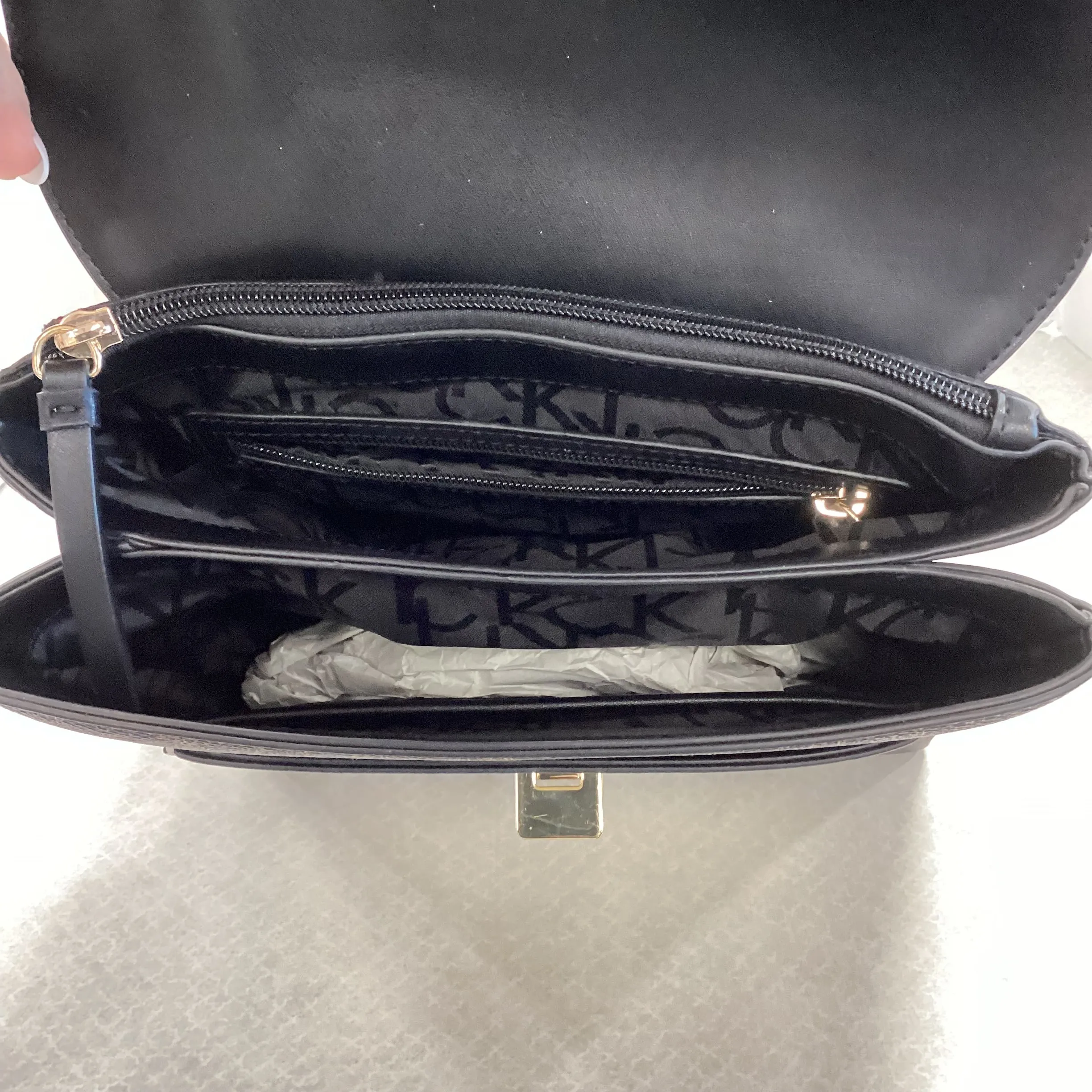 Backpack By Calvin Klein, Size: Medium