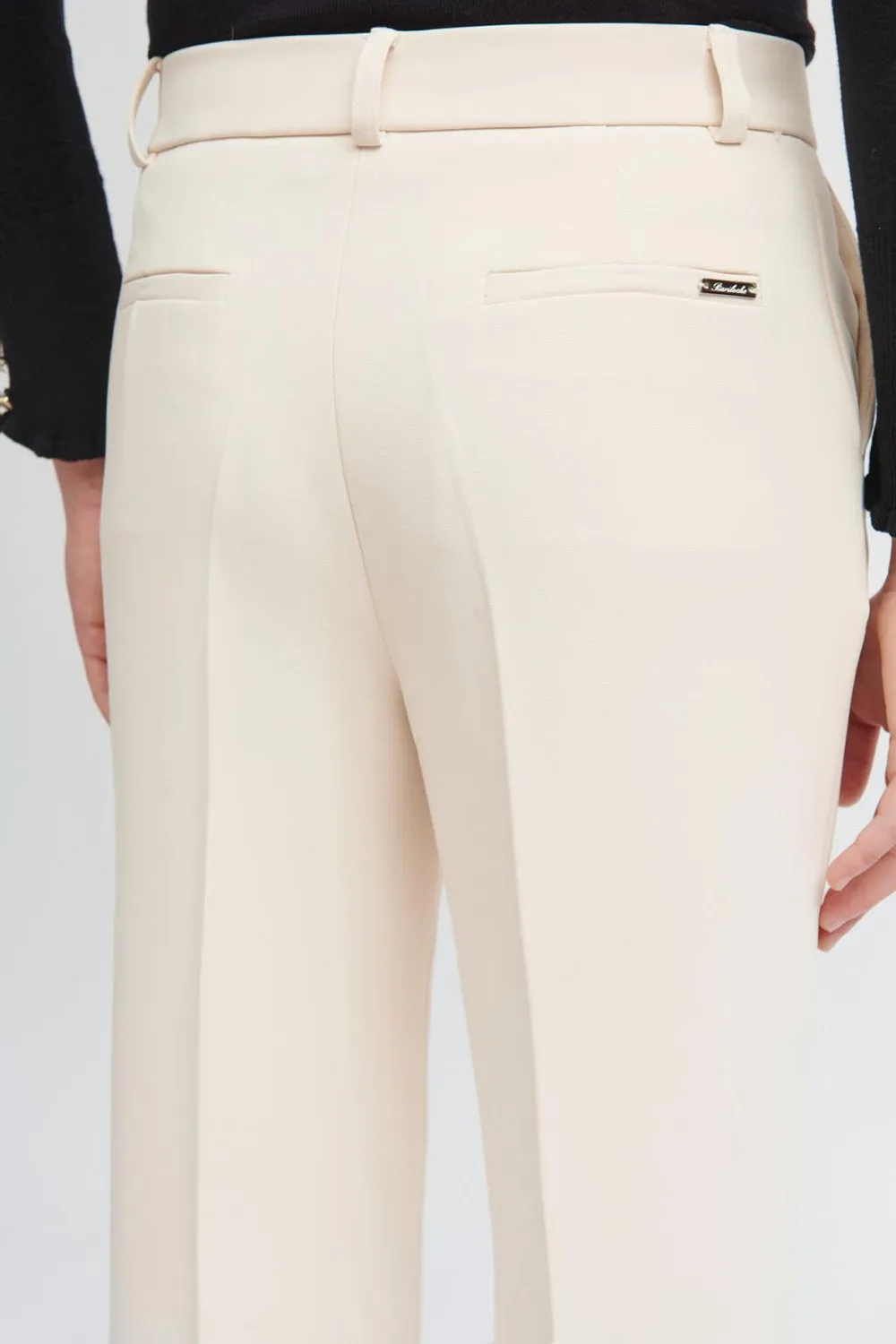 Bariloche Lena Cream Straight Cut Trousers