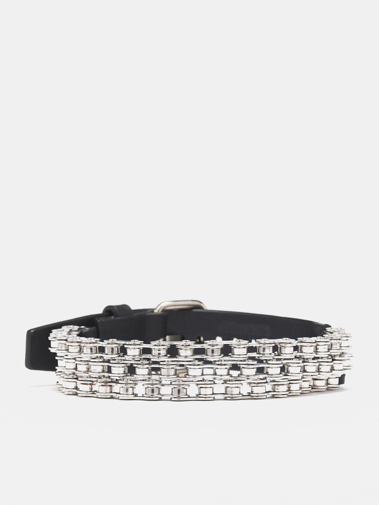 Biker Chain Choker (UA65NE140S-BLACK-SILVER)