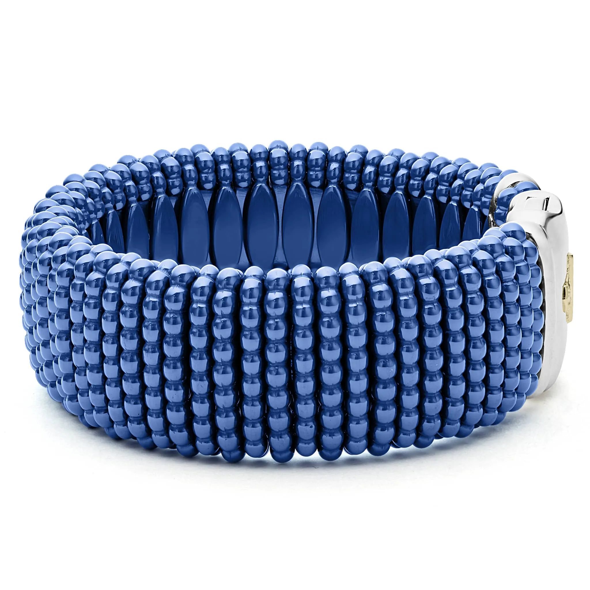 Blue Caviar Statement Ceramic Caviar Bracelet | 23mm