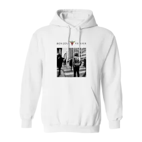 Bon Jovi Forever Hoodie in White