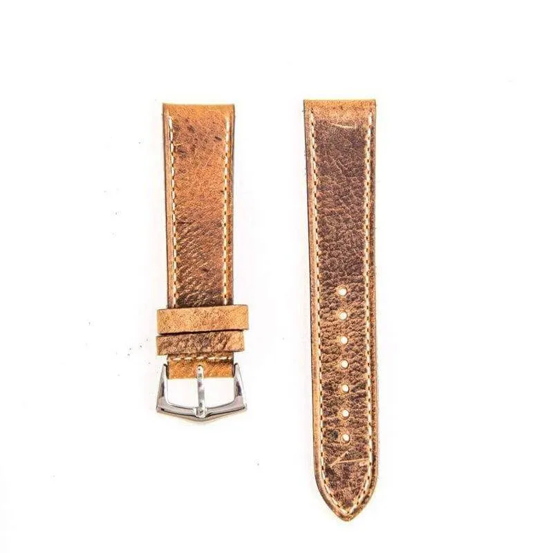 Brown Leather Vintage Watch Strap