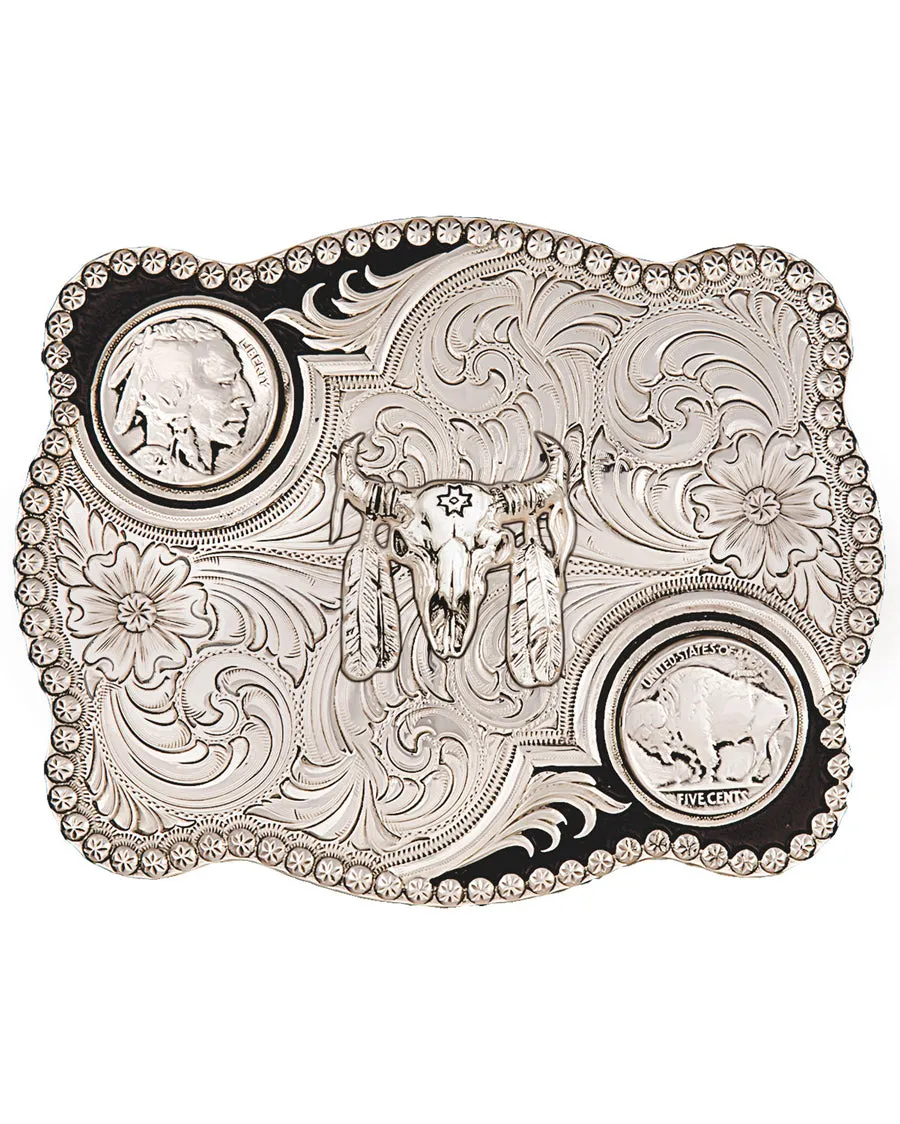 Buffalo Silver Belt Buckle