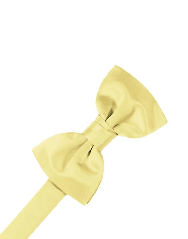 Canary Luxury Satin Bow Tie