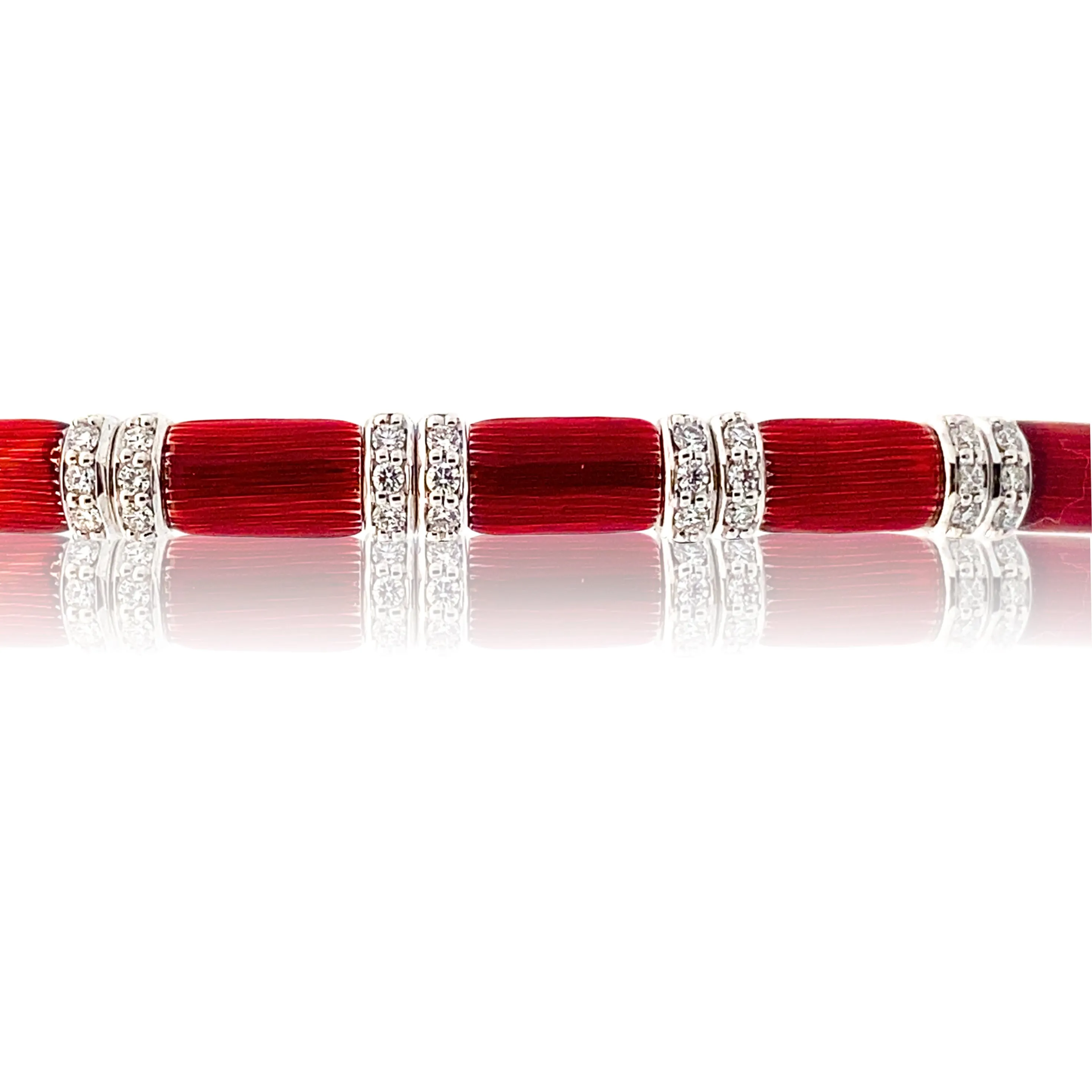 Candy Apple Red Bangle Bracelet