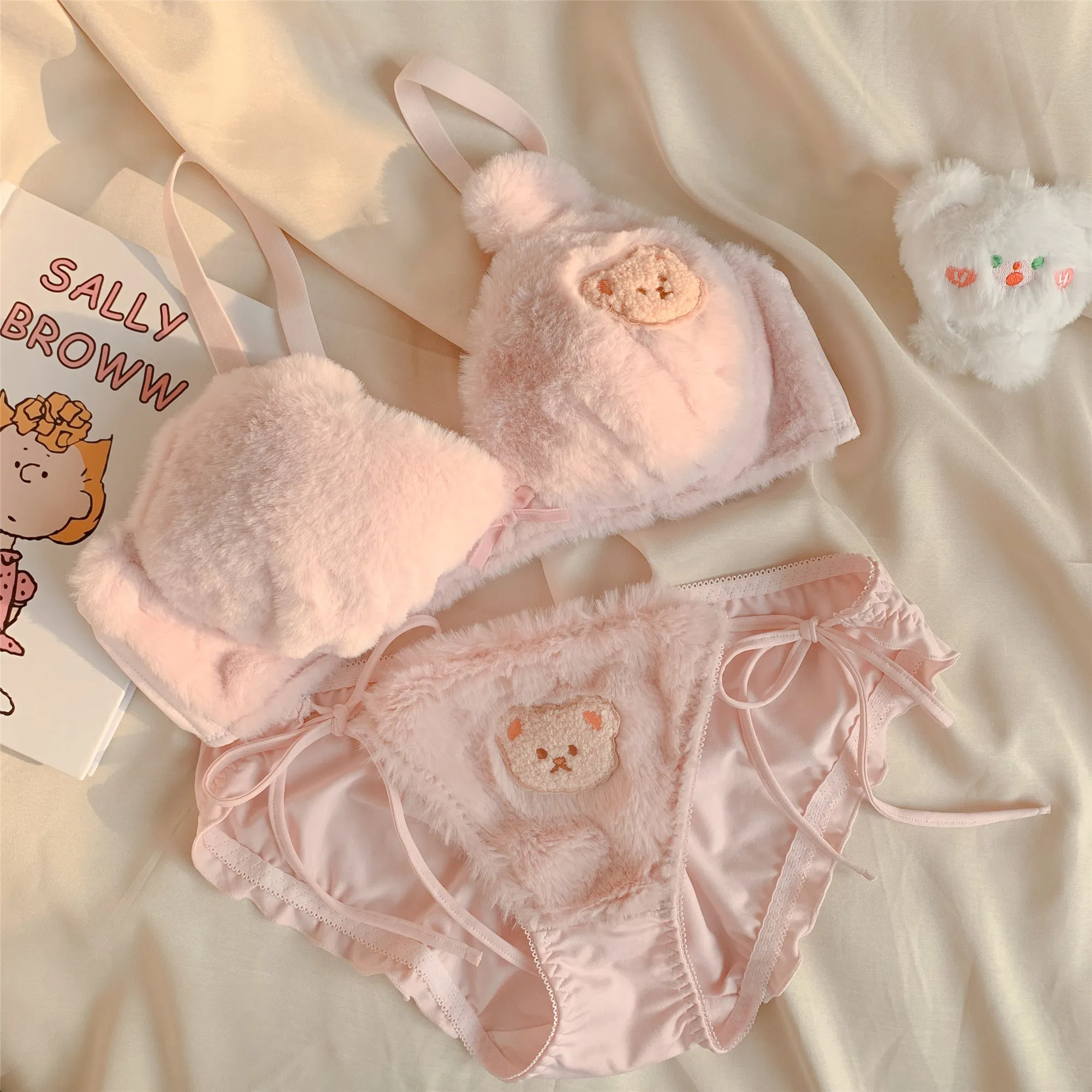 Cartoon plush underwear set PL52135