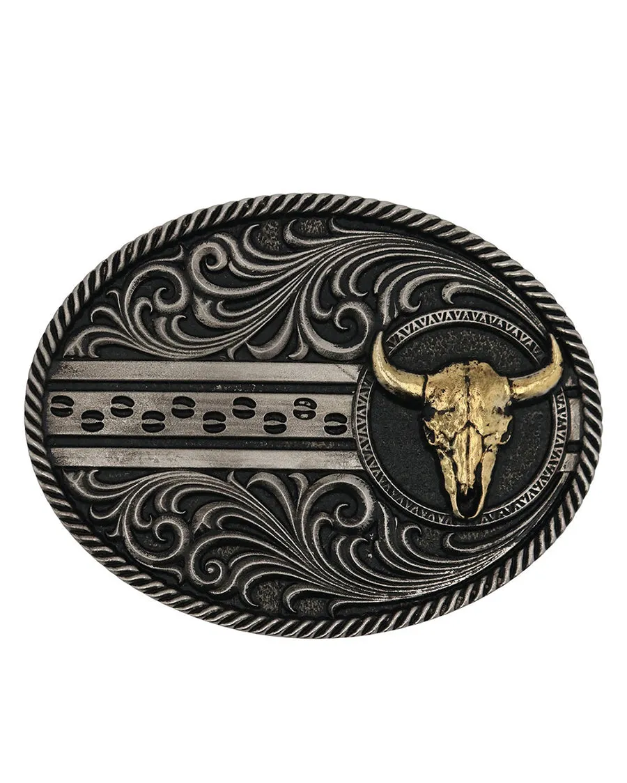 Cattle Road Belt Buckle