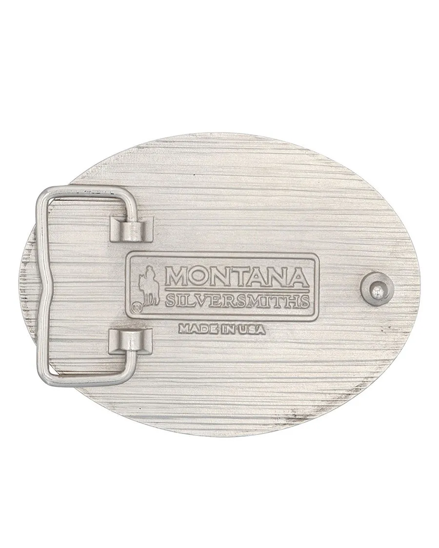 Cattle Road Belt Buckle