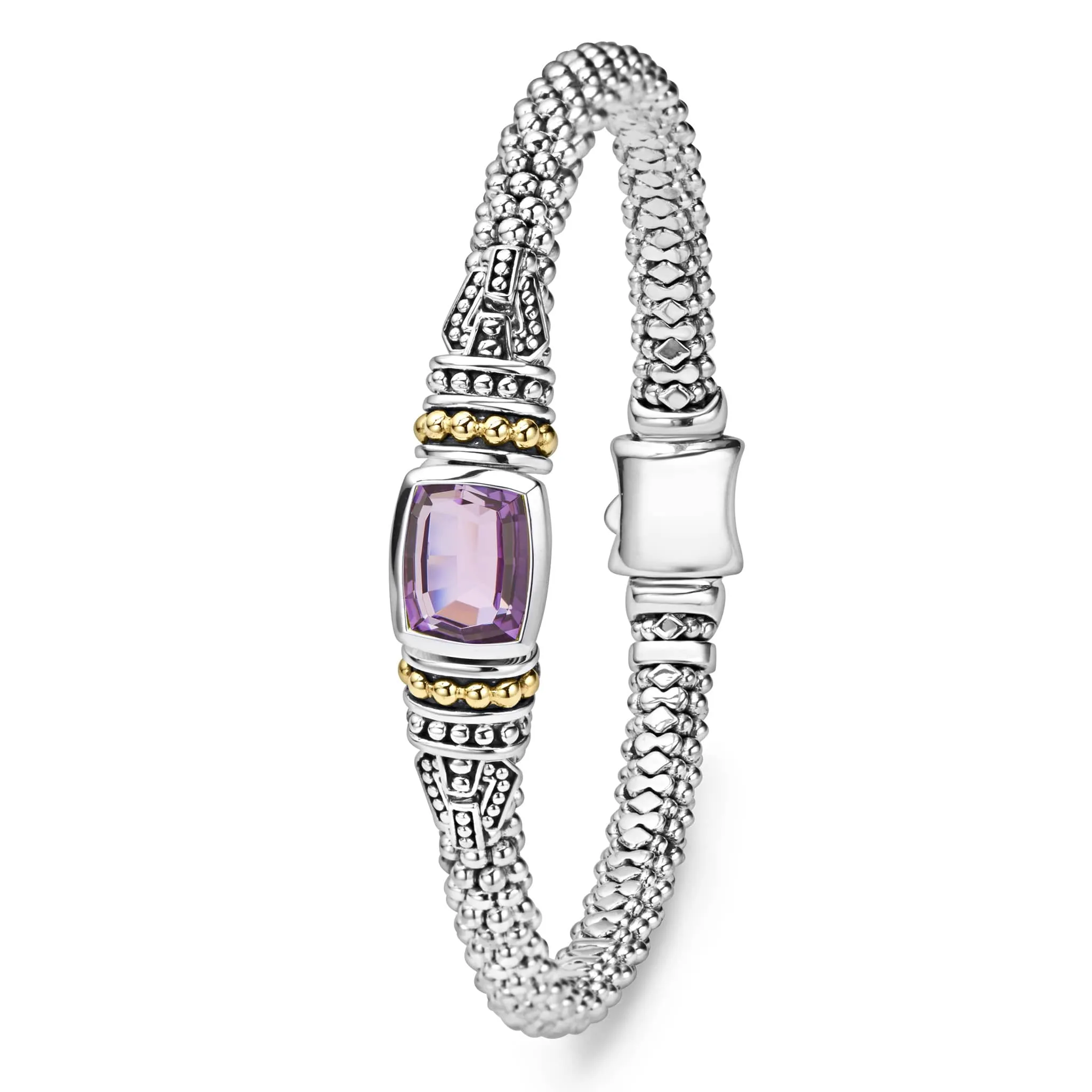 Caviar Color Amethyst Caviar Bracelet | 6mm