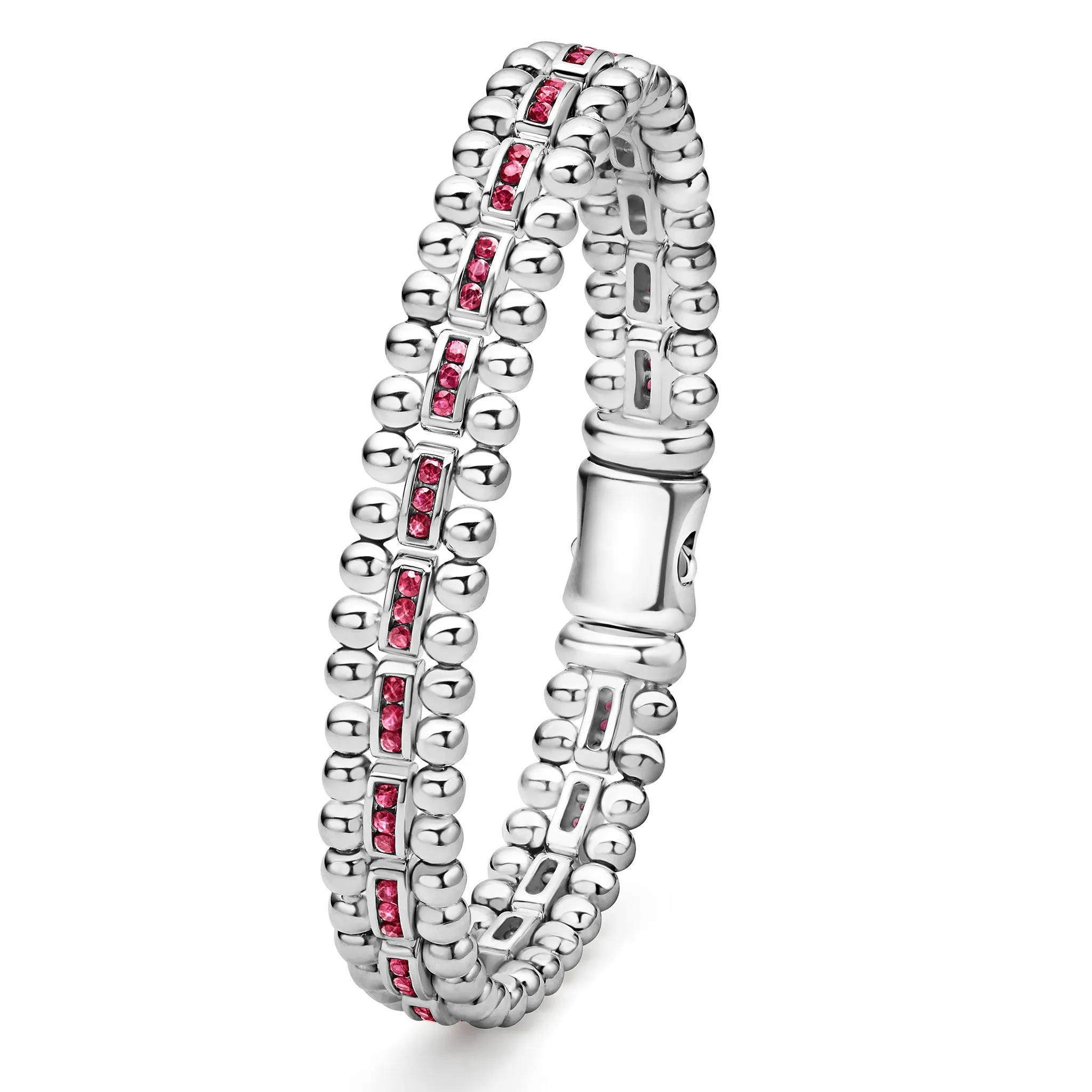 Caviar Spark Ruby Link Bracelet