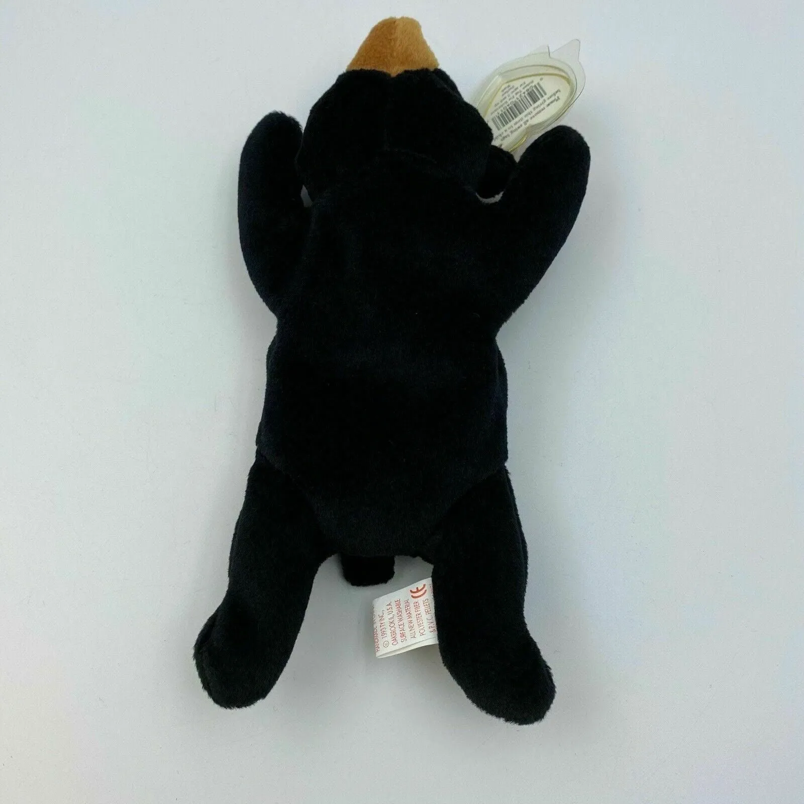 Charming Ty Original Beanie Babies Blackie The Bear Plush Toy - Excellent Cond. - Vintage