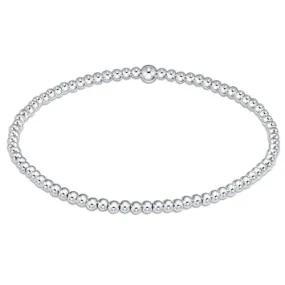 classic sterling 2.5mm bead bracelet by enewton