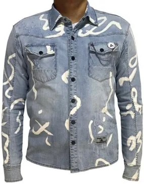 Coded Denim Button Up - Limited Release