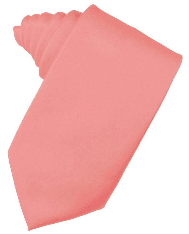 Coral Reef Luxury Satin Necktie