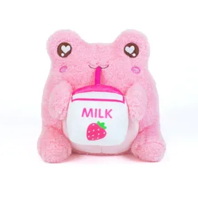 Cuddle Barn 6 Inch Lil Series Strawberry Milk Sippin' Wawa Plush Toy