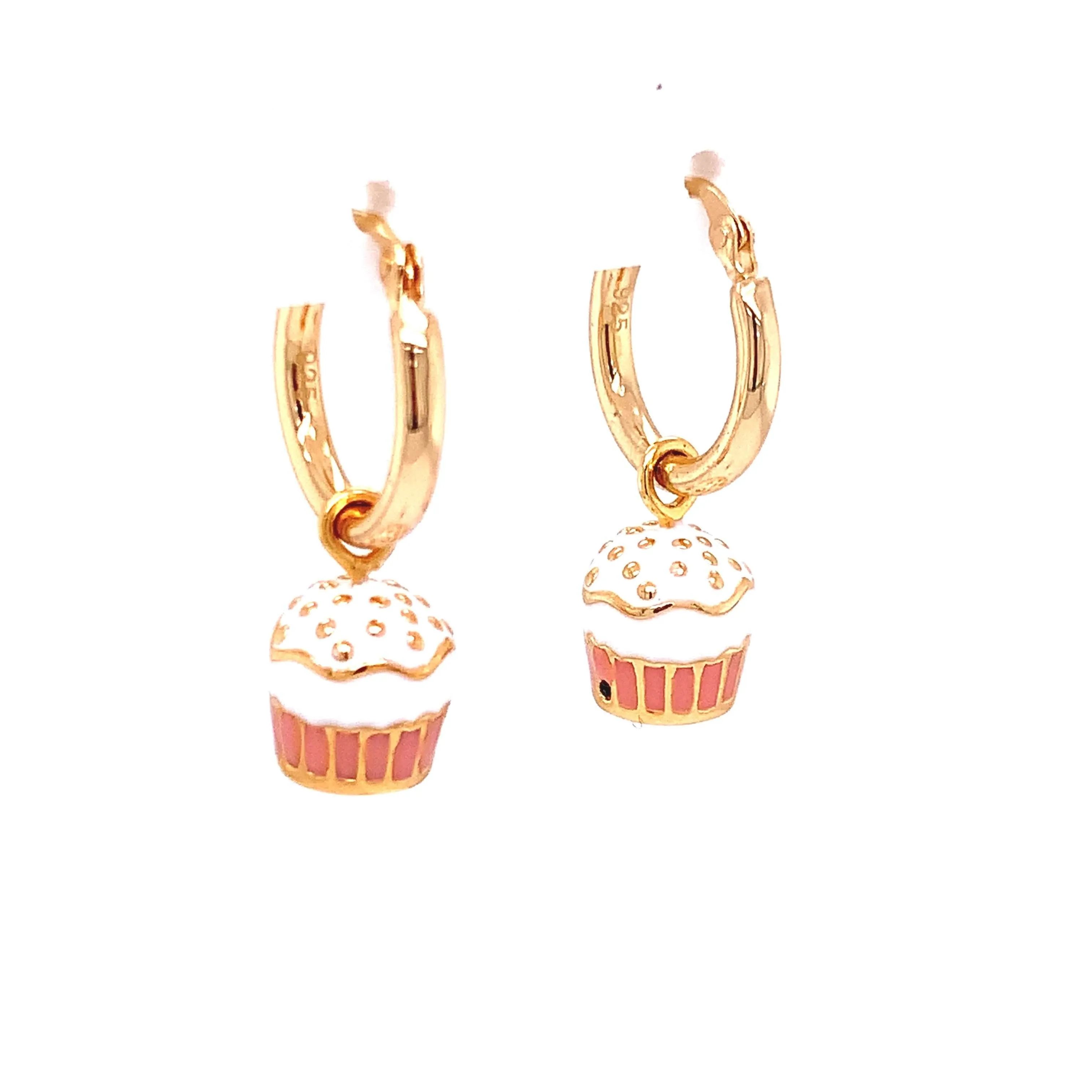 Cupcake Hanging Earrings