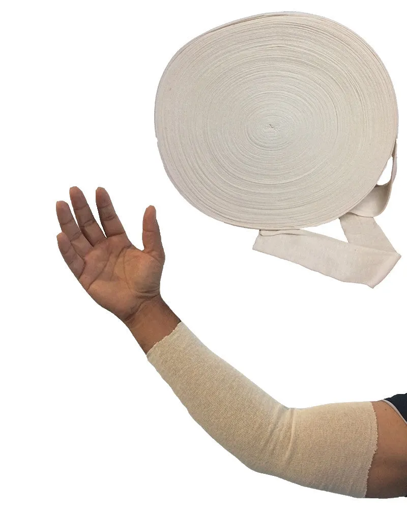 Cut Your Own Medical Splint/Cast Cotton Stockinette Tube Sleeve 100 Yard Roll