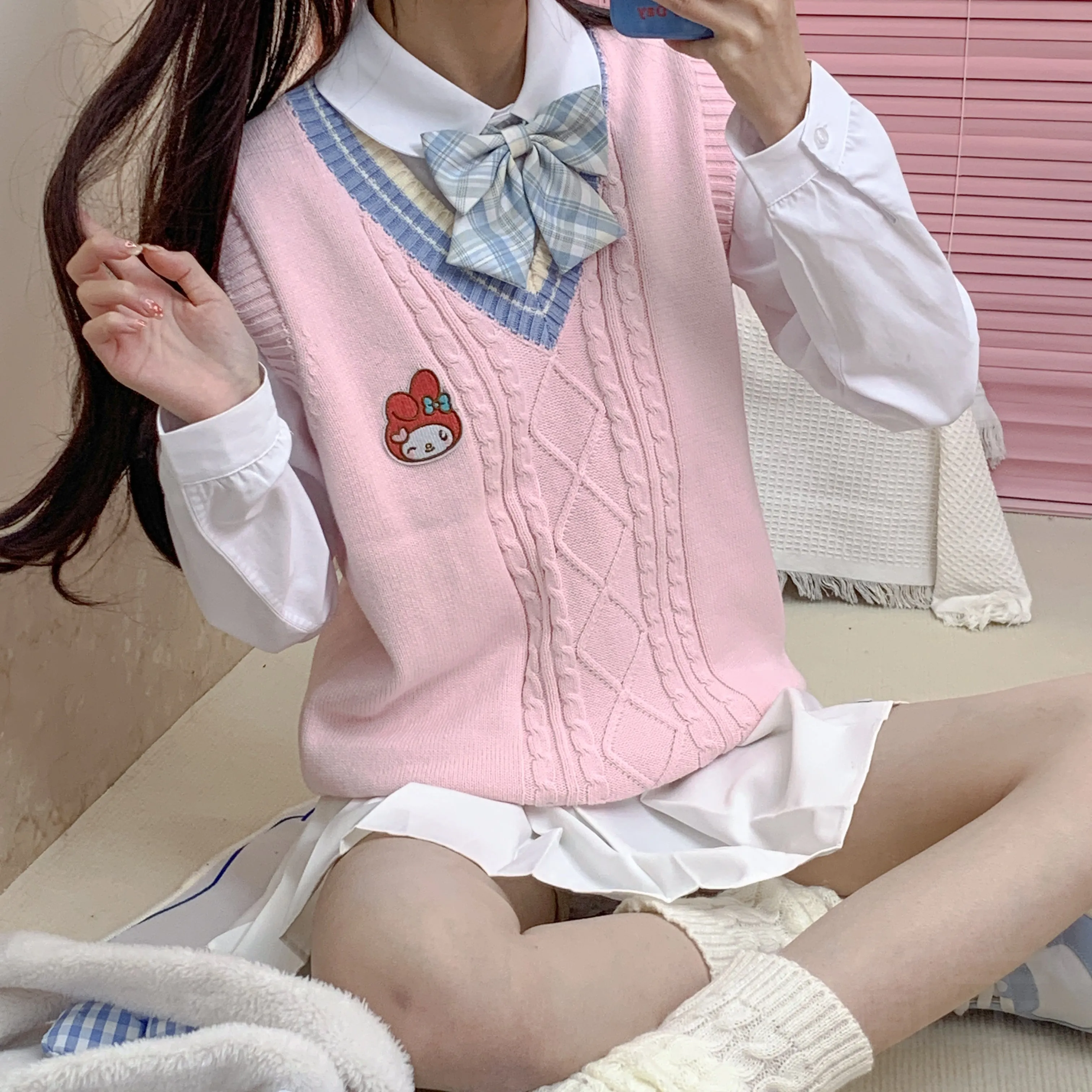 Cute Cartoon Knit Vest PL52854