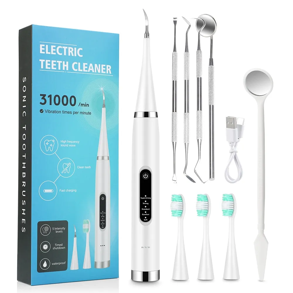 Electric Plaque Cleaner Teeth Whitening Oral Care