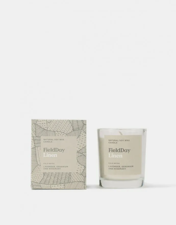 Field Day Small Linen Candle