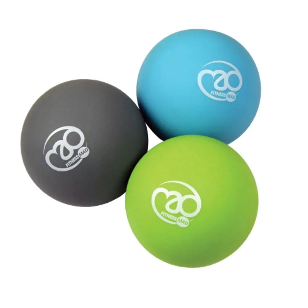 Fitness Mad Trigger Point Massage Balls / One Size / Blue/Green/Grey