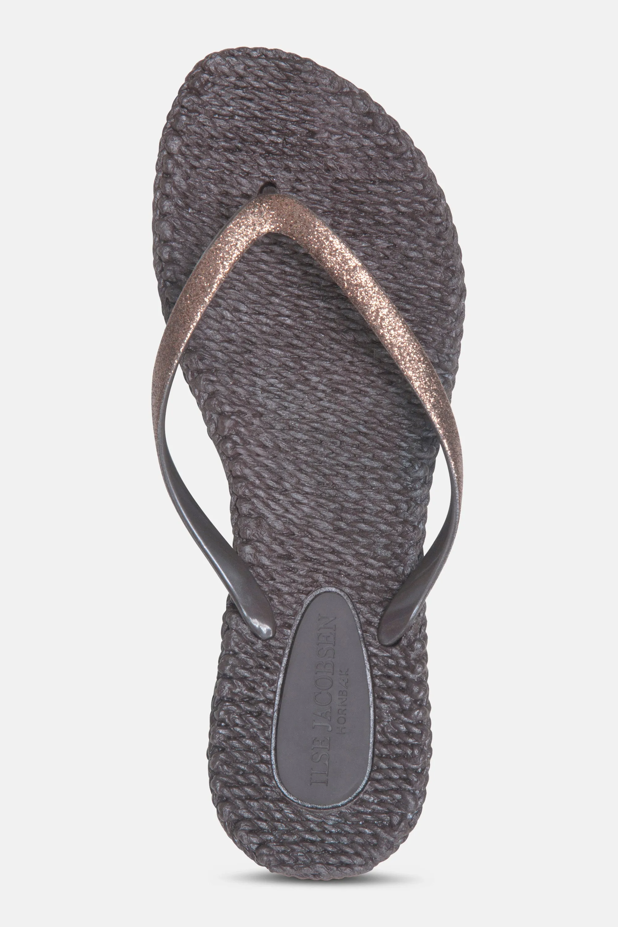 Flip Flop With Glitter - Prune