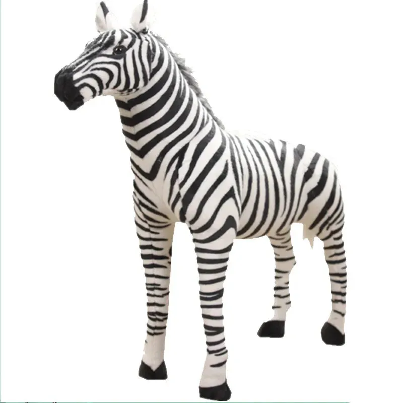 Giant Zebra Plush Stuffed Toy