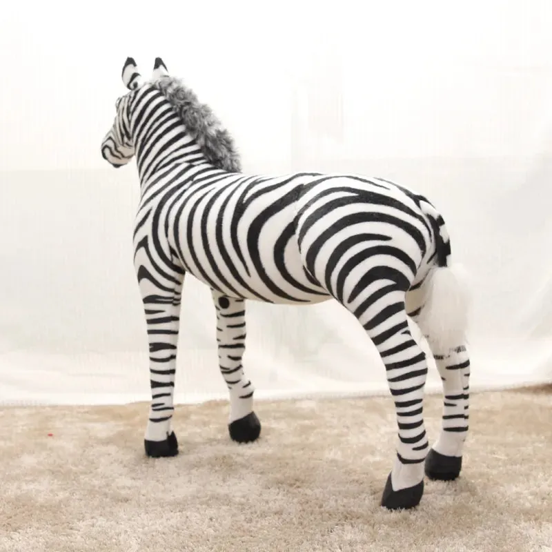 Giant Zebra Plush Stuffed Toy