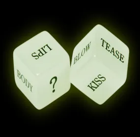 Glow In the Dark Sexy Dice Love Game