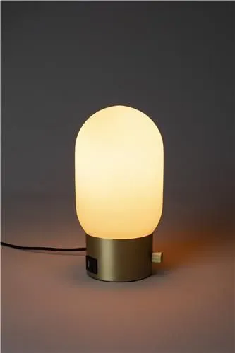 Gold Urban Charger Table Lamp