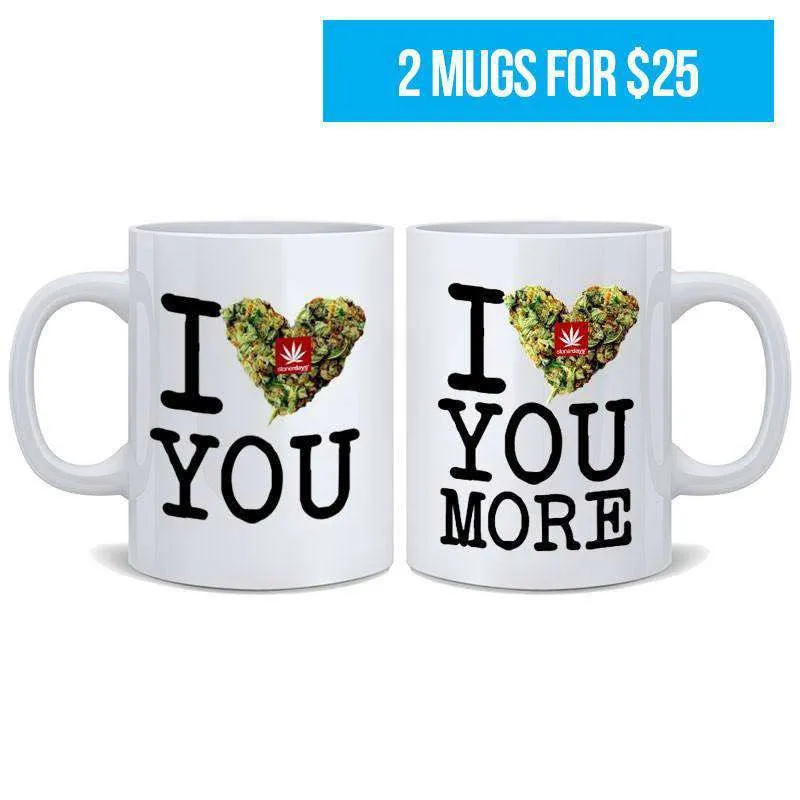 I BUD YOU NUG MUGS SET (2 MUGS FOR $25.00)