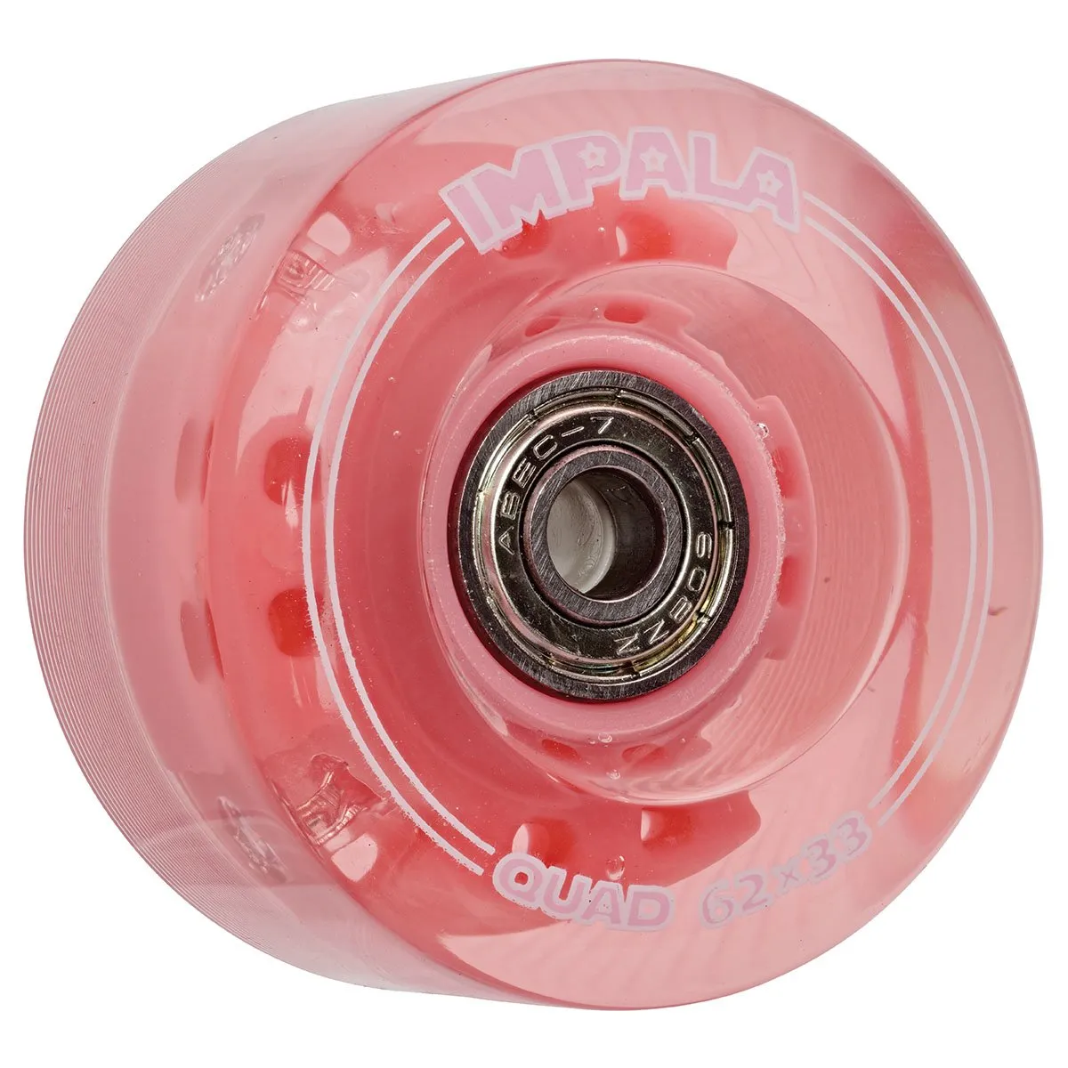 Impala Light-up Wheels - Pink - 4 Pack