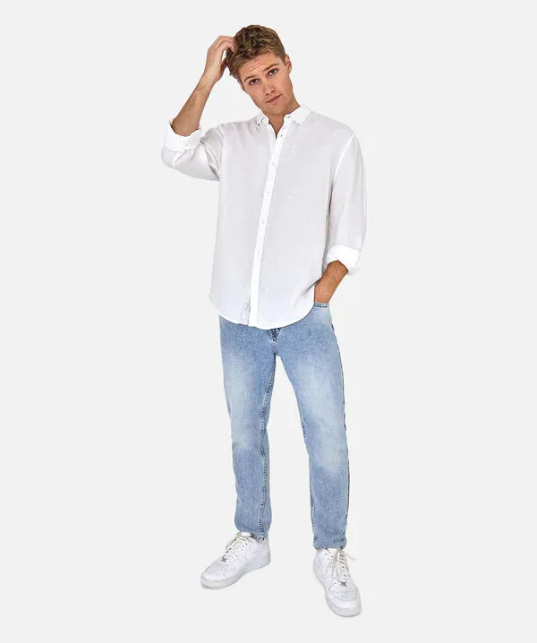 Industrie - The Trinidad Linen Shirt - White