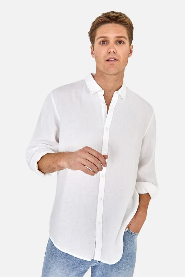 Industrie - The Trinidad Linen Shirt - White